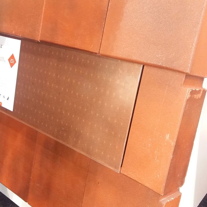 PV paneel in oranje pan